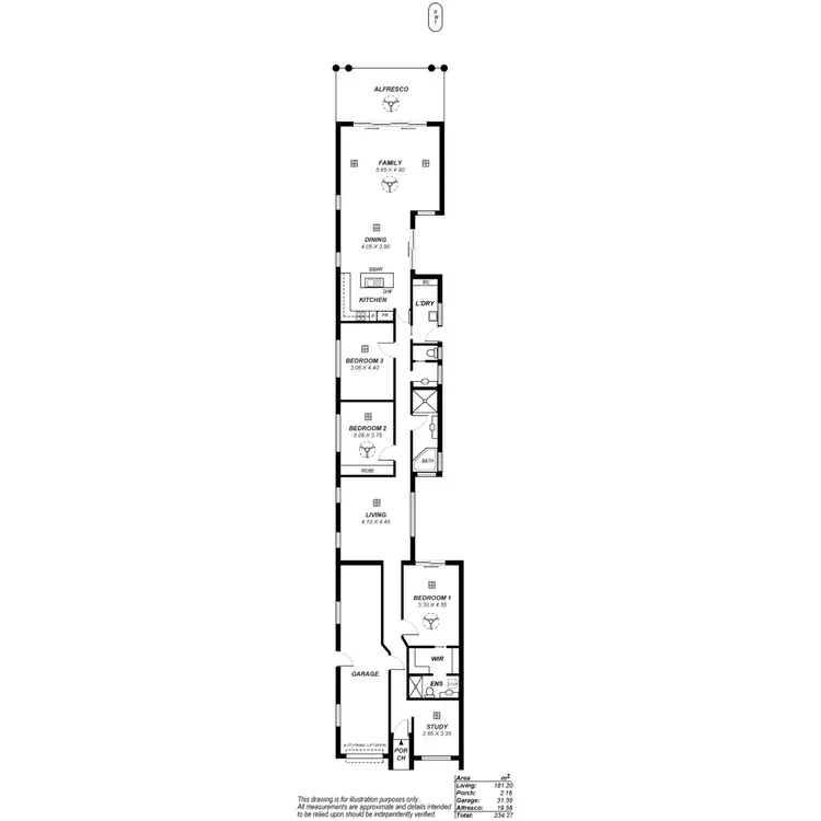 Floorplan of Homely house listing, 16 Bruce Street, Broadview SA 5083