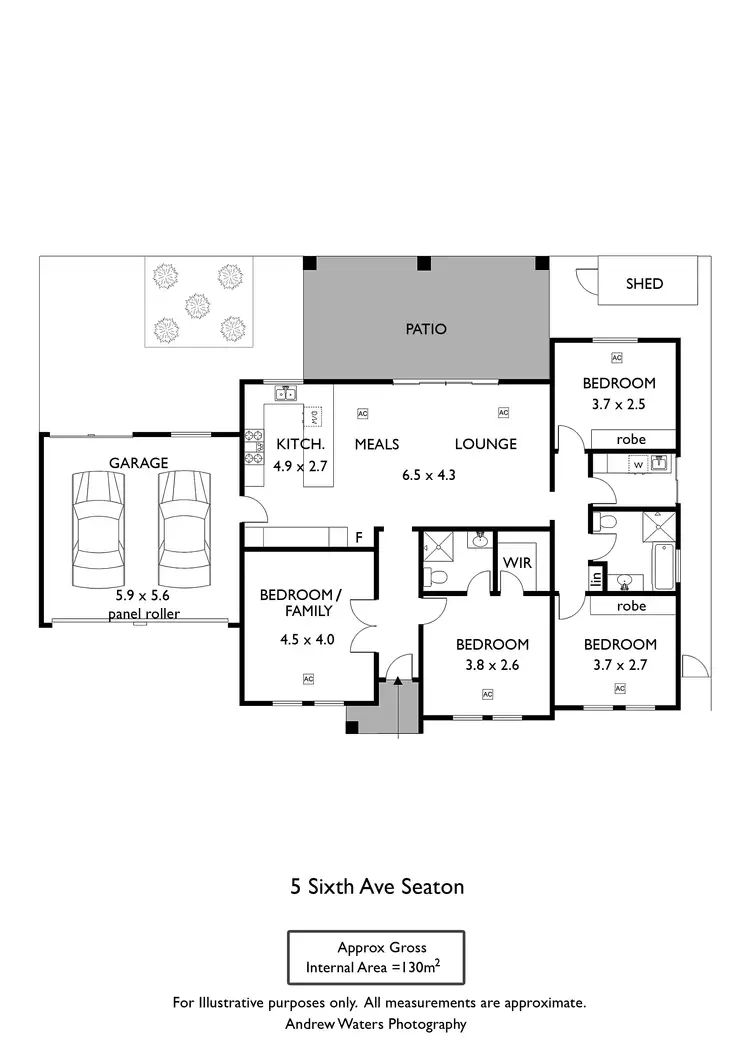 Floorplan of Homely house listing, 5 Sixth Avenue, Seaton SA 5023