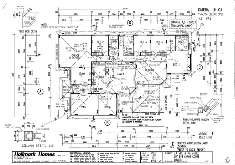 Floorplan of Homely house listing, 8 Carob Court, Ormeau QLD 4208