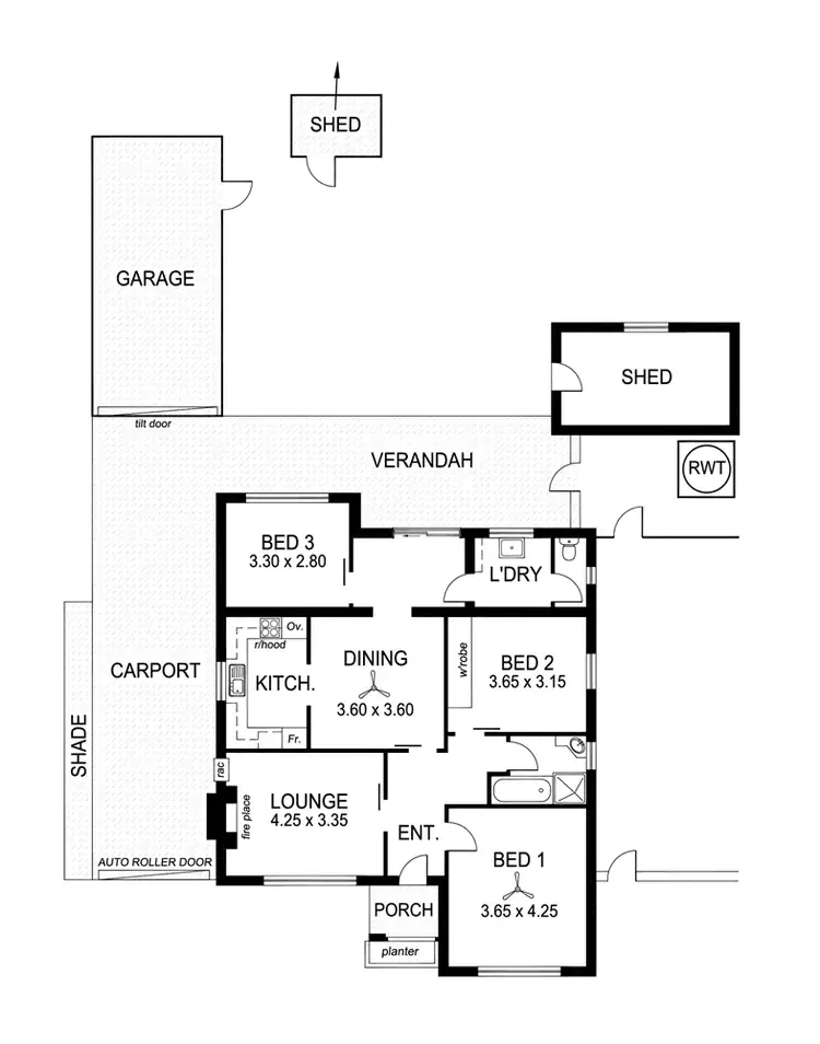 Floorplan of Homely house listing, 6 Penong Avenue, Camden Park SA 5038