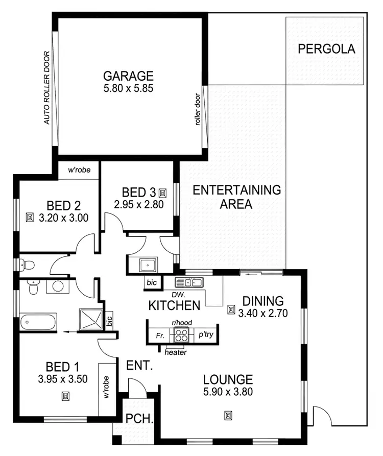 Floorplan of Homely house listing, 4 Avalon Road, Marion SA 5043