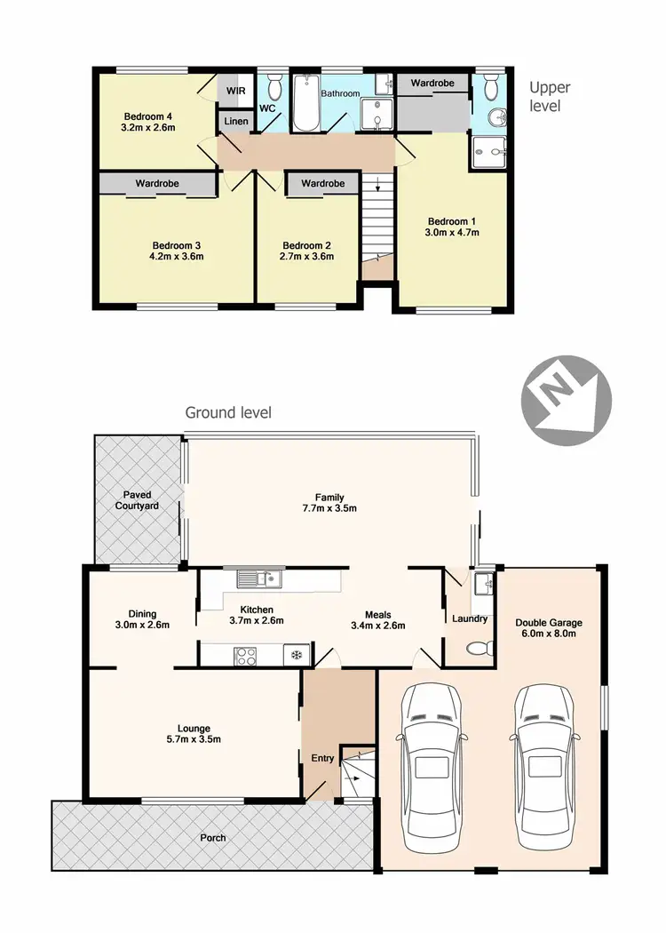 Floorplan of Homely house listing, 1 Gloria Close, Mount Colah NSW 2079