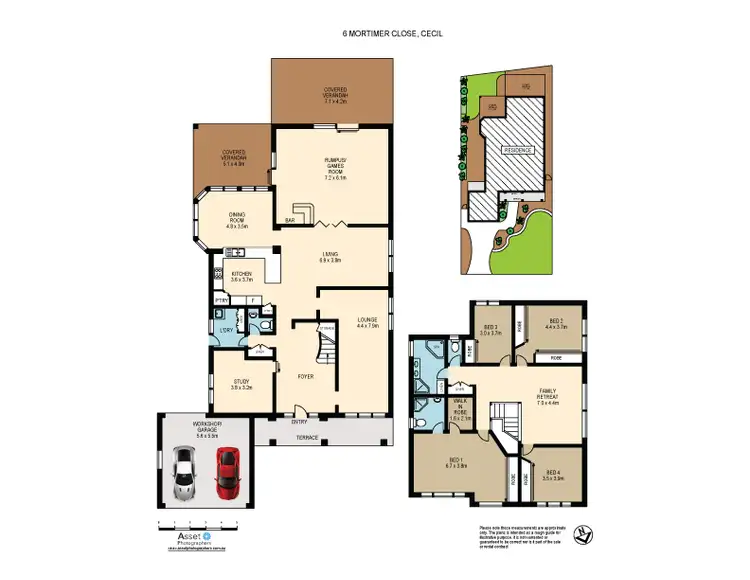 Floorplan of Homely house listing, 6 Mortimer Close, Cecil Hills NSW 2171