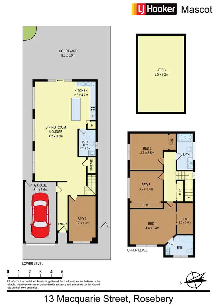 Floorplan of Homely house listing, 13 Macquarie Street, Rosebery NSW 2018