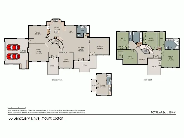 Floorplan of Homely house listing, 65-69 Sanctuary Drive, Mount Cotton QLD 4165