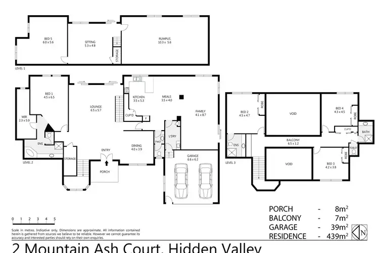 Floorplan of Homely house listing, 2 Mountain Ash Court, Hidden Valley VIC 3756