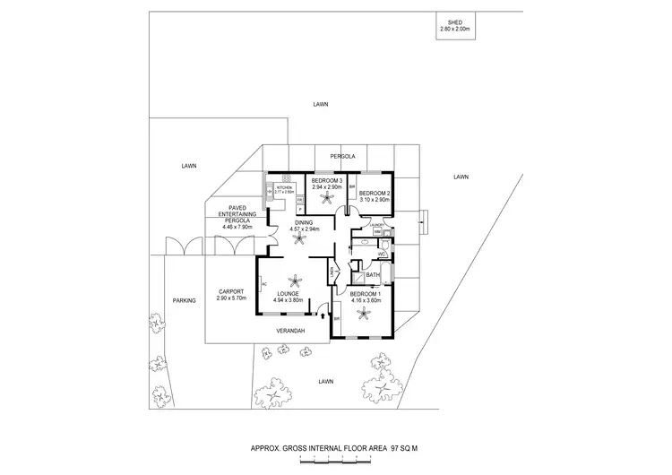 Floorplan of Homely house listing, 11 Blackwood Court, Mount Barker SA 5251