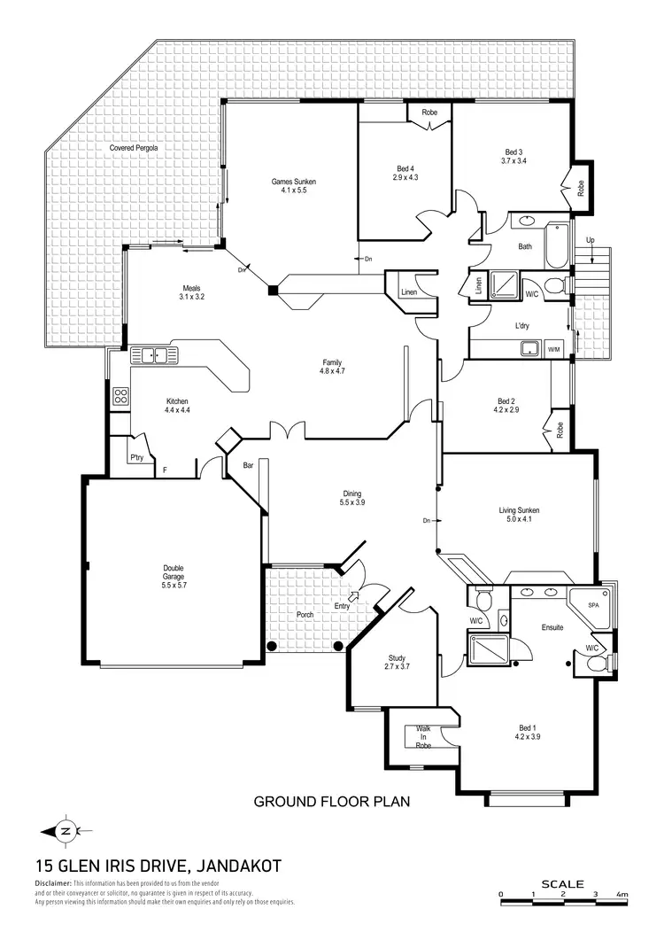Floorplan of Homely house listing, 15 Glen Iris Drive, Jandakot WA 6164