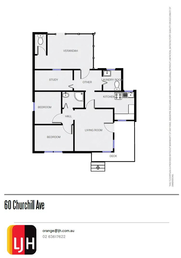 Floorplan of Homely house listing, 60 Churchill Avenue, Orange NSW 2800