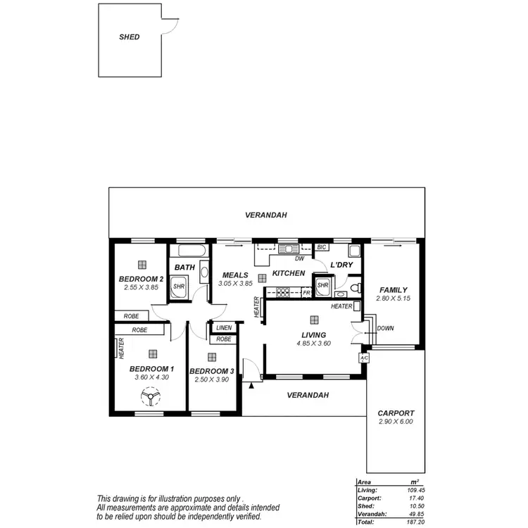 Floorplan of Homely house listing, 17 Irene Avenue, Hope Valley SA 5090