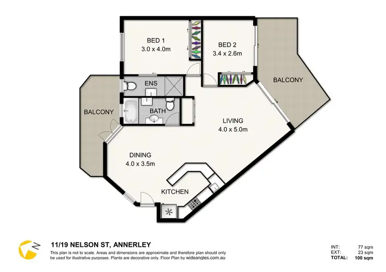 Floorplan of Homely apartment listing, 11/19 Nelson Street, Yeronga QLD 4104