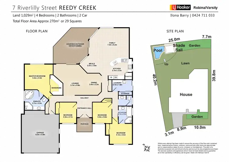 Floorplan of Homely house listing, 7 Riverlilly Street, Reedy Creek QLD 4227