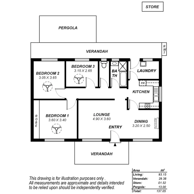 Floorplan of Homely house listing, 33 Hodge Road, Para Hills SA 5096