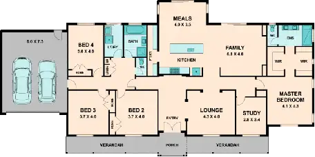 Floorplan of Homely house listing, 38 McDonald Drive, Wandong VIC 3758