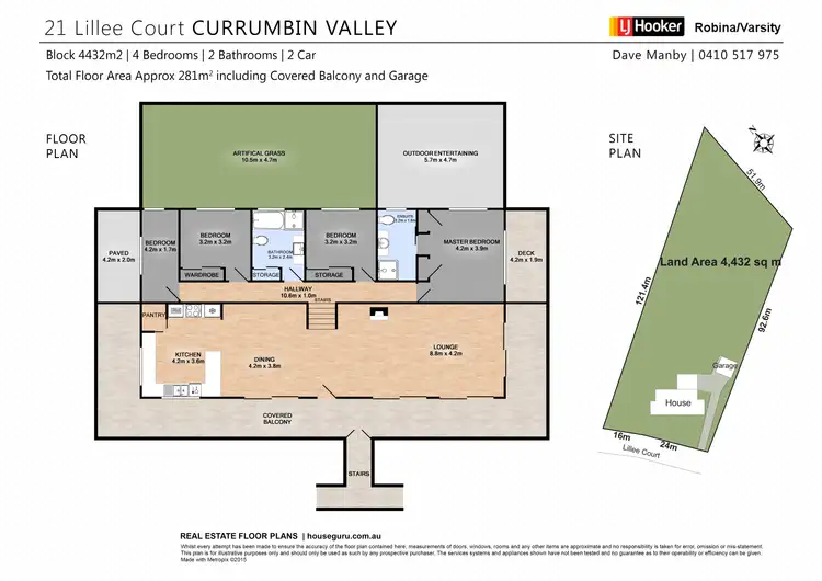 Floorplan of Homely house listing, 21 Lillee Court, Currumbin Valley QLD 4223