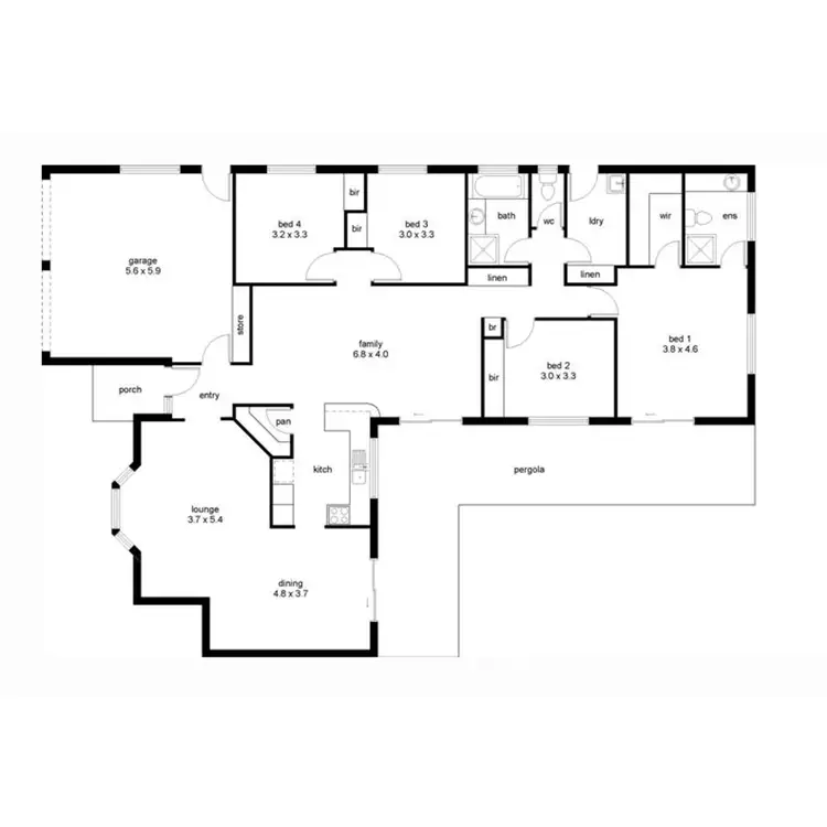 Floorplan of Homely house listing, 18 Wave Hill Drive, Annandale QLD 4814