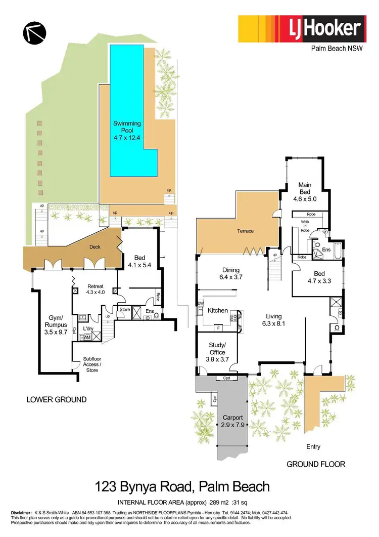 Floorplan of Homely house listing, 123 Bynya Road, Palm Beach NSW 2108