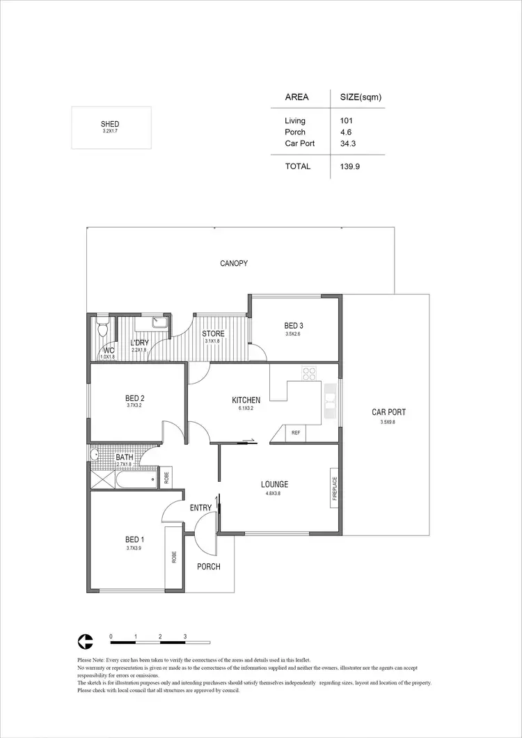 Floorplan of Homely house listing, 25 Meadow Avenue, Campbelltown SA 5074