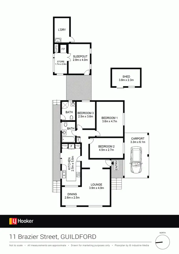Floorplan of Homely house listing, 11 Brazier Street, Guildford NSW 2161