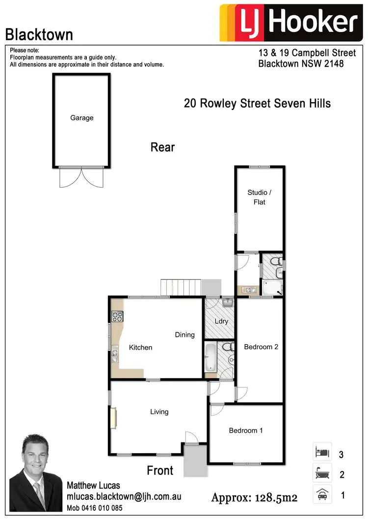 Floorplan of Homely house listing, 20 Rowley Street, Seven Hills NSW 2147