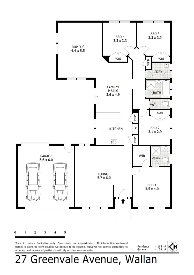 Floorplan of Homely house listing, 27 Greenvale Avenue, Wallan VIC 3756