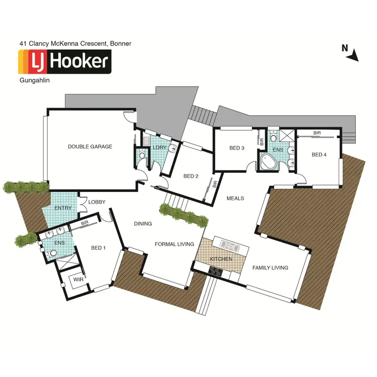 Floorplan of Homely house listing, 41 Clancy McKenna Crescent, Bonner ACT 2914