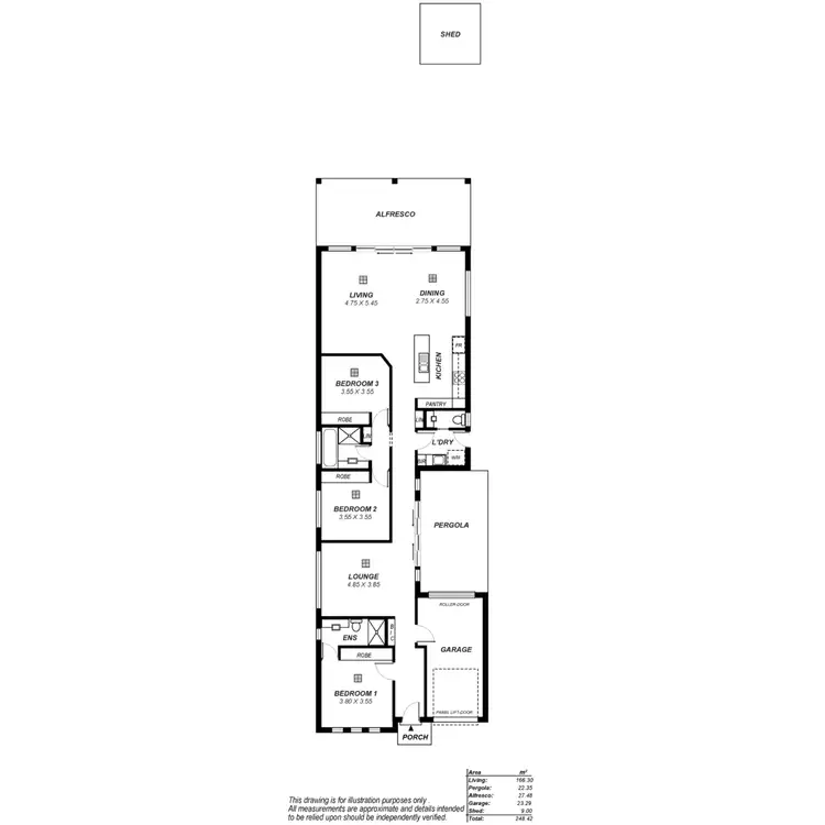 Floorplan of Homely house listing, 97A Collins Street, Broadview SA 5083