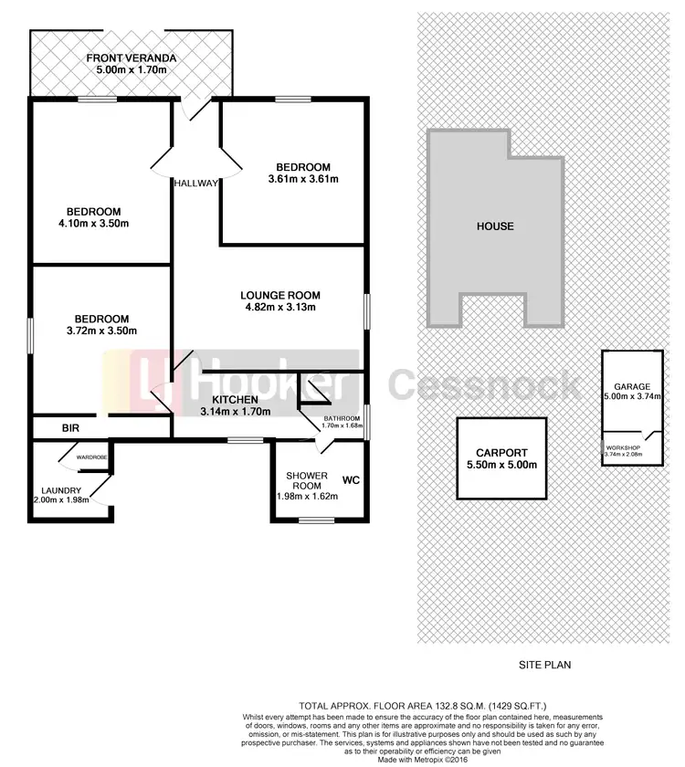 Floorplan of Homely house listing, 23 Edith Street, Cessnock NSW 2325