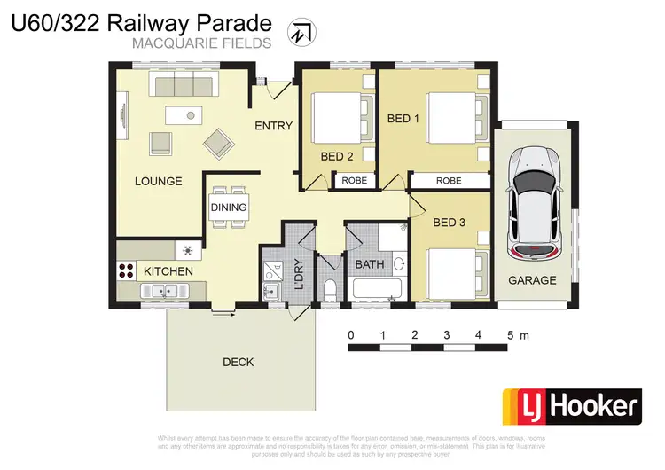 Floorplan of Homely villa listing, 60/322 Railway Parade, Macquarie Fields NSW 2564