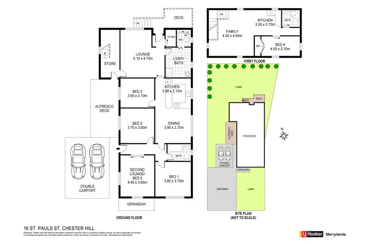 Floorplan of Homely house listing, 16 St Pauls Place, Chester Hill NSW 2162