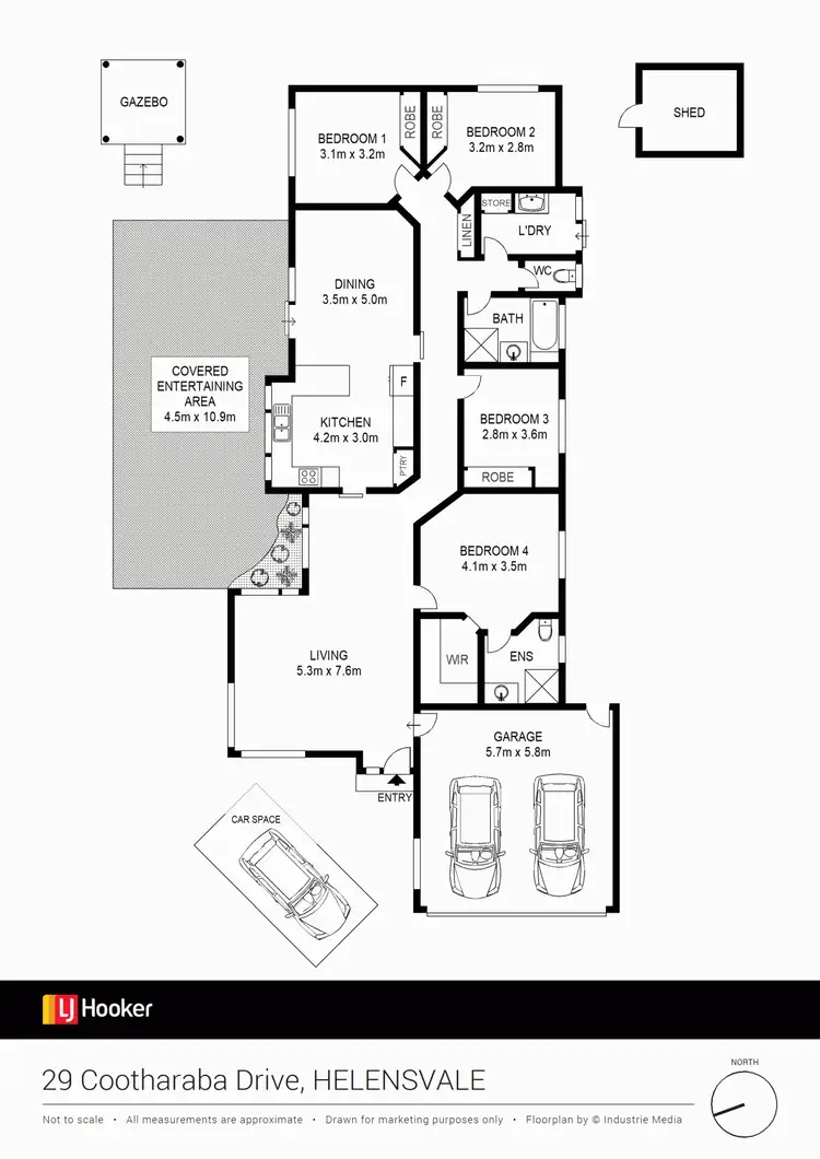 Floorplan of Homely house listing, 29 Cootharaba Drive, Helensvale QLD 4212