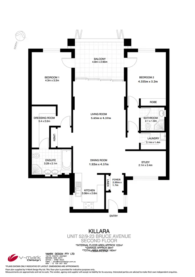 Floorplan of Homely apartment listing, 52/9-23 Bruce Avenue, Killara NSW 2071