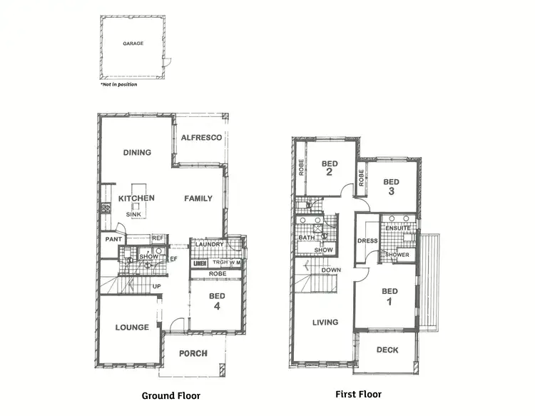 Floorplan of Homely house listing, 3 Christo Walk, Point Cook VIC 3030