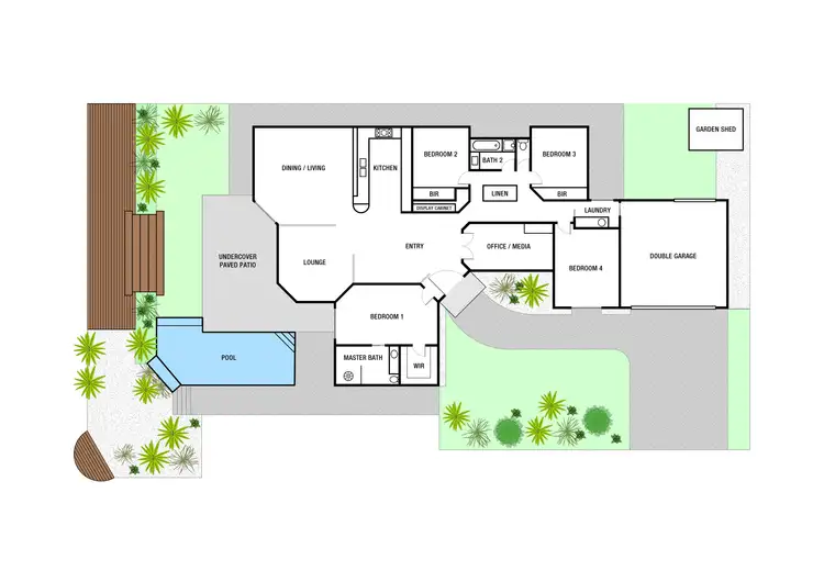 Floorplan of Homely house listing, 6 South Barcoola Court, Twin Waters QLD 4564