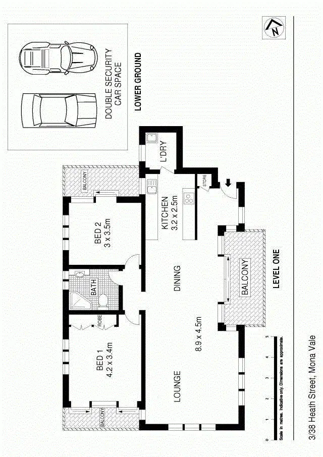 Floorplan of Homely unit listing, 3/38 Heath Street, Mona Vale NSW 2103