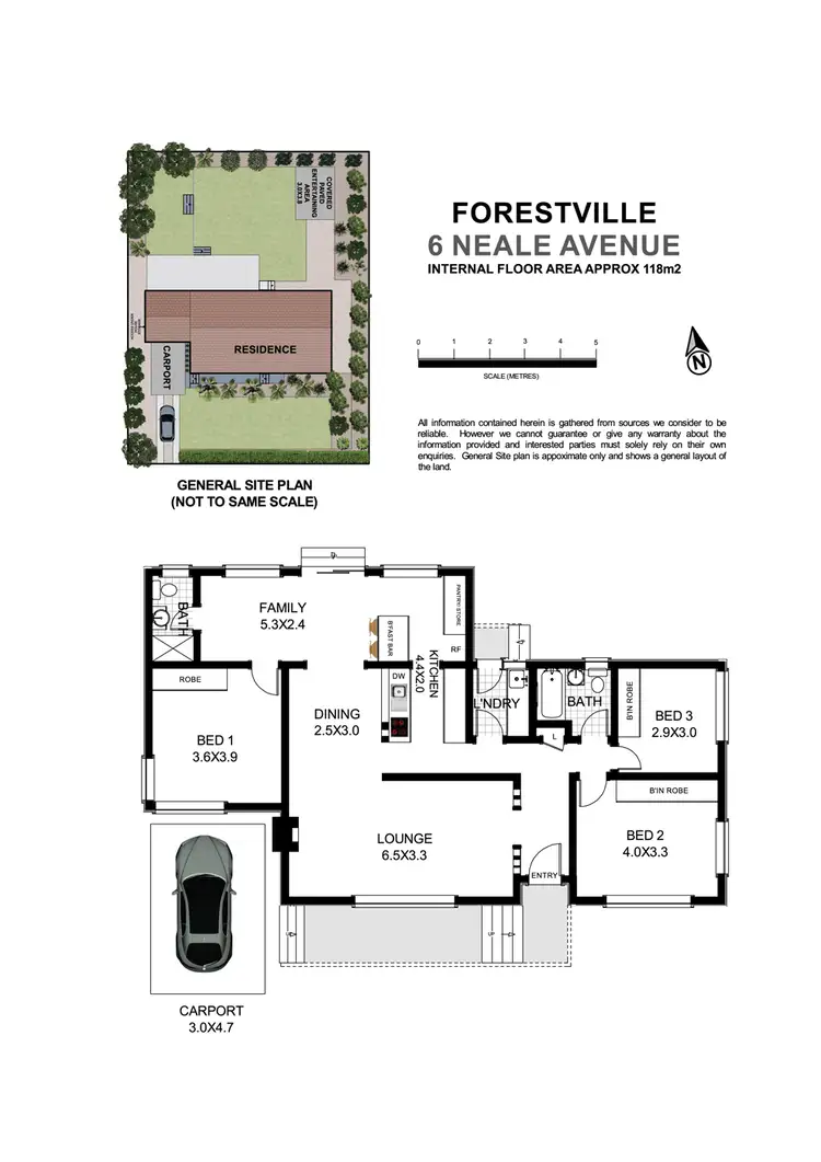 Floorplan of Homely house listing, 6 Neale Avenue, Forestville NSW 2087