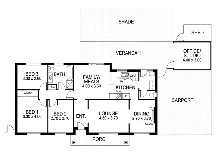 Floorplan of Homely house listing, 11 The Lane, O'halloran Hill SA 5158