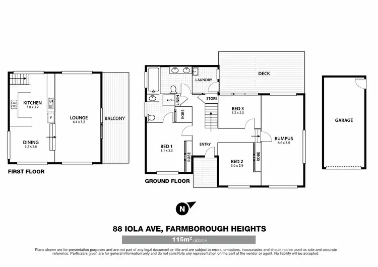 Floorplan of Homely house listing, 88 Iola Avenue, Farmborough Heights NSW 2526