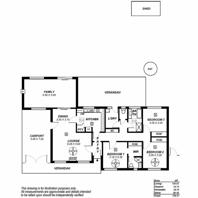 Floorplan of Homely house listing, 7 Pardoo Drive, Modbury SA 5092
