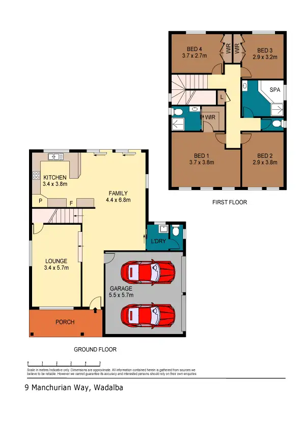 Floorplan of Homely house listing, 9 Manchurian Way, Wadalba NSW 2259