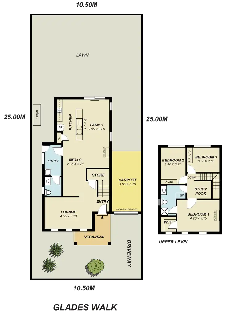 Floorplan of Homely house listing, 4 Glades Walk, Smithfield Plains SA 5114