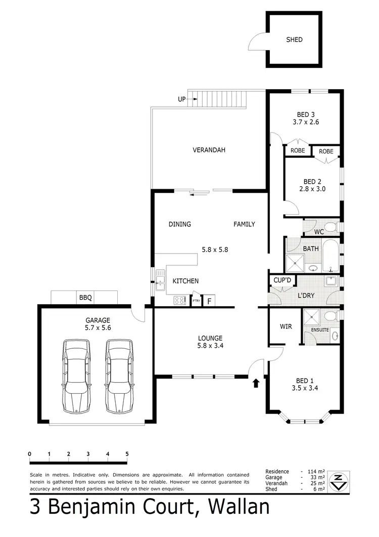 Floorplan of Homely house listing, 3 Benjamin Court, Wallan VIC 3756
