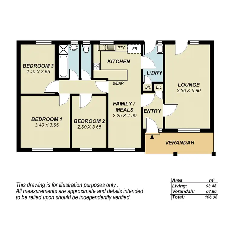 Floorplan of Homely house listing, 7 Delta Court, Salisbury Downs SA 5108