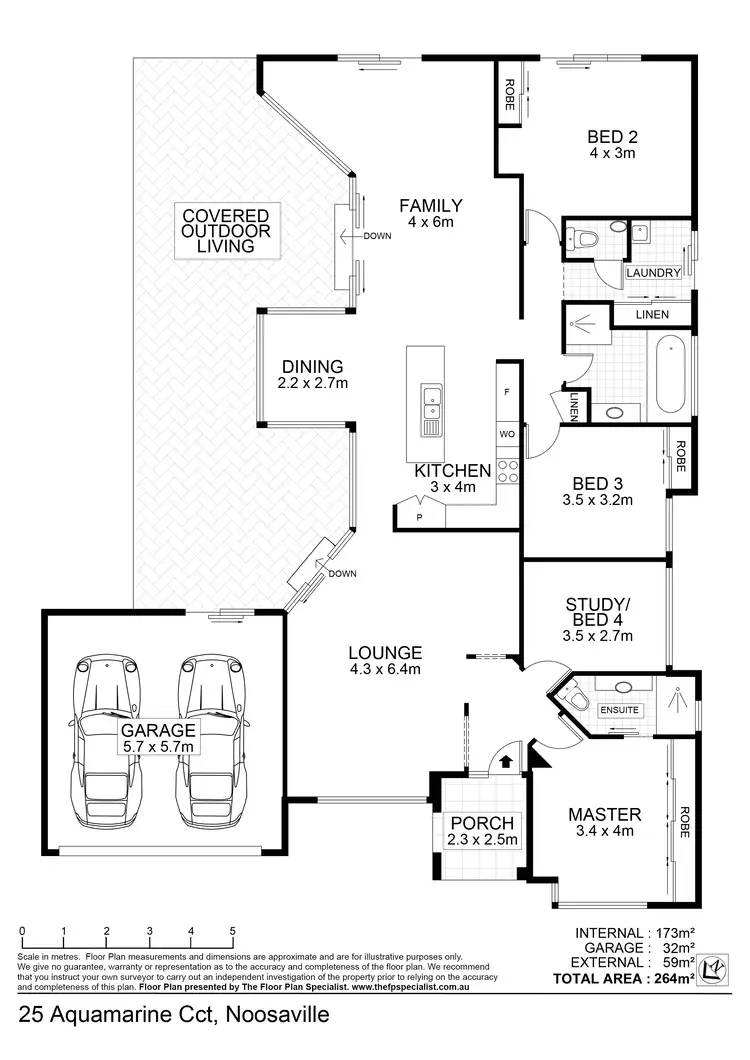 Floorplan of Homely house listing, 25 Aquamarine Circuit, Noosa Waters QLD 4566
