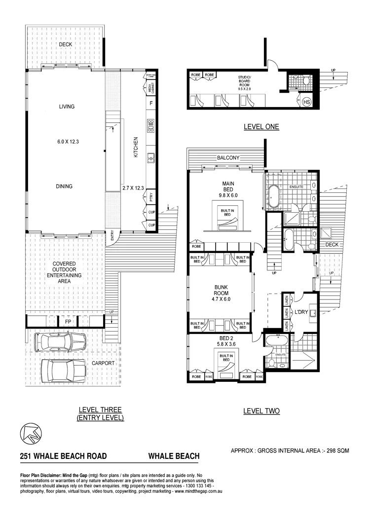 Floorplan of Homely house listing, 251 Whale Beach Road, Whale Beach NSW 2107