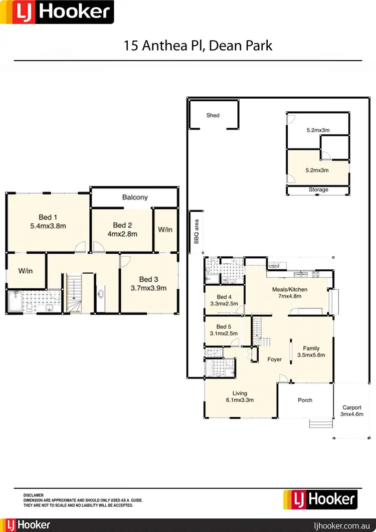 Floorplan of Homely house listing, 15 Anthea Place, Dean Park NSW 2761