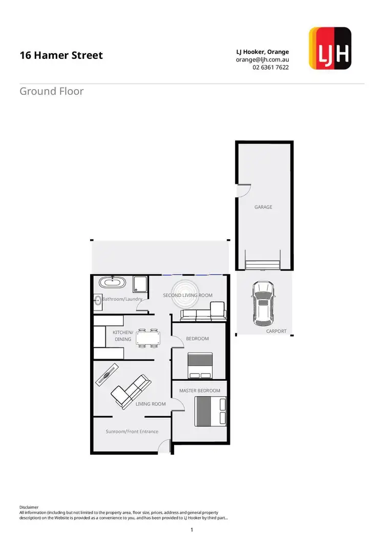 Floorplan of Homely house listing, 16 Hamer Street, Orange NSW 2800