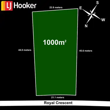 Floorplan of Homely land listing, 13 Royal Crescent, Beaconsfield VIC 3807
