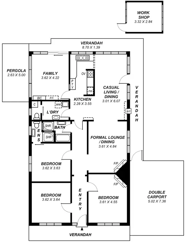 Floorplan of Homely house listing, 15 Young Street, Burnside SA 5066