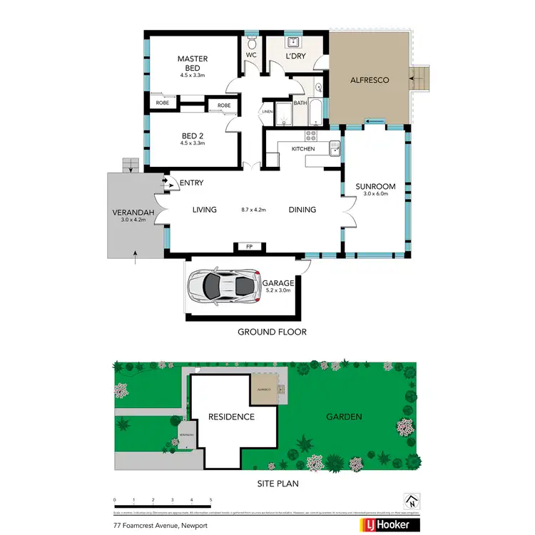 Floorplan of Homely house listing, 77 Foamcrest Avenue, Newport NSW 2106